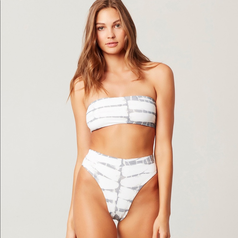 Lspace beach wave tie dye bikini xs/large